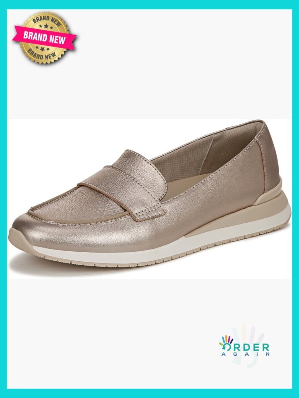 Penny Loafer Slip Ons Round Toe Leather Casual Comfort Walking Flat Shoes
